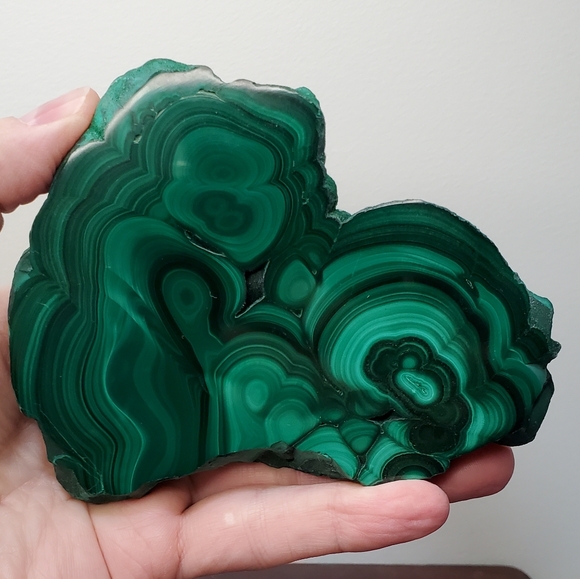 Malachite Crystal Slab - Picture 1 of 13